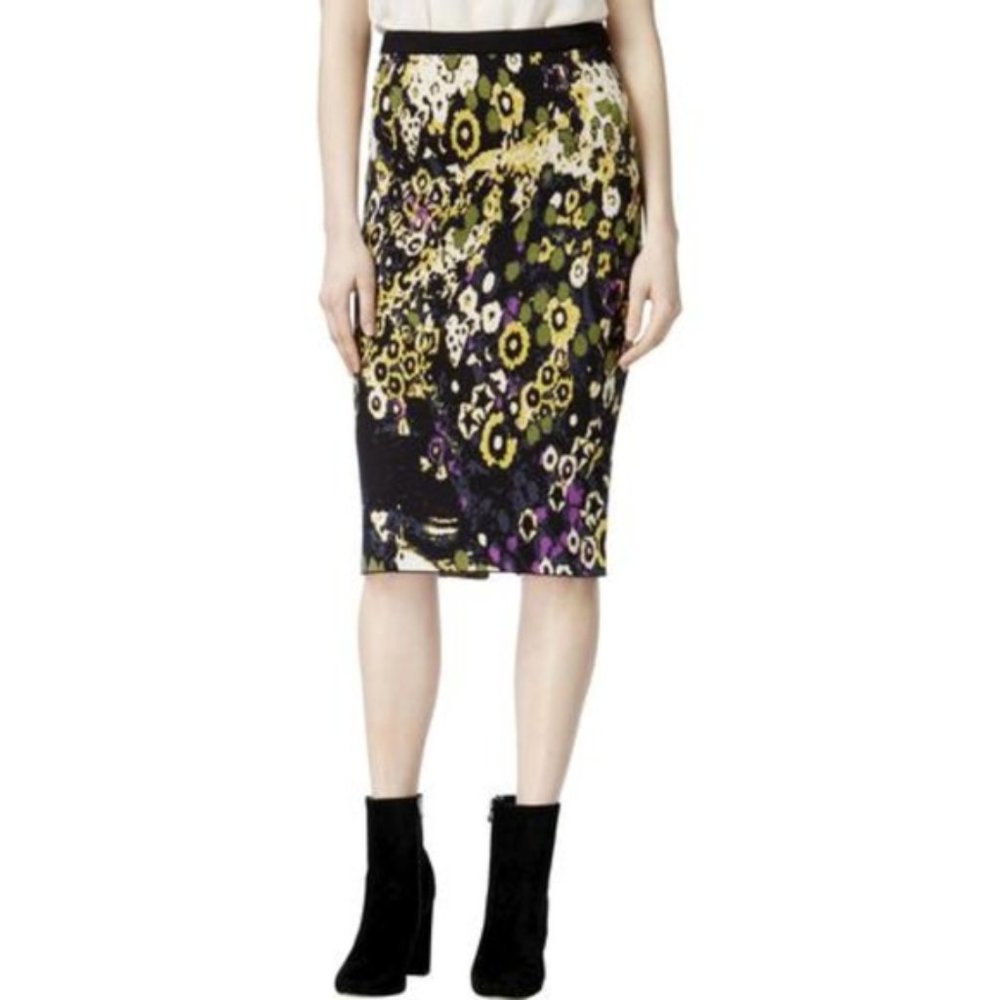 NWT RACHEL Rachel Roy Floral Knit Skirt